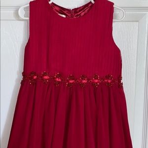 Red Girls’ Dress EUC